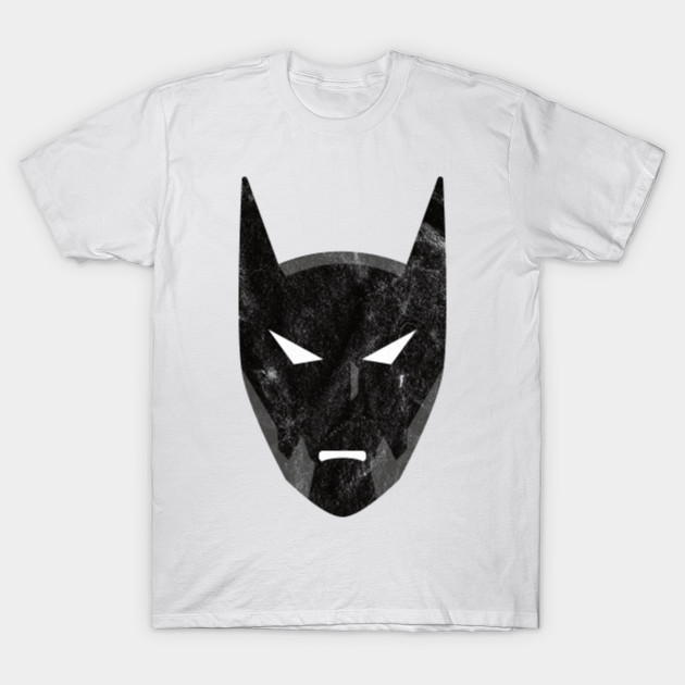 Batman Beyond Distressed Grunge Portrait T-Shirt-TOZ